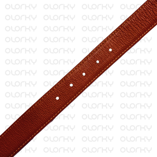 2 in 1 Reversible Leather Belt - Black + Tan