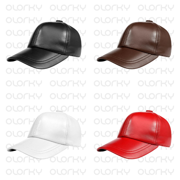 Leather Caps Bundle - Pack of 4