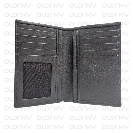 Cashlet Bifold Leather Wallet - Black