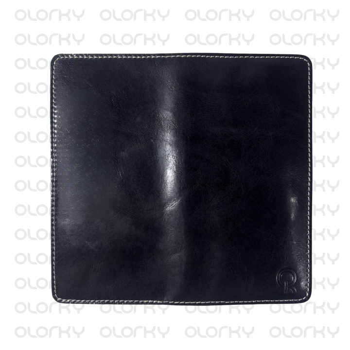 Infinity - Leather Long Wallet - Black
