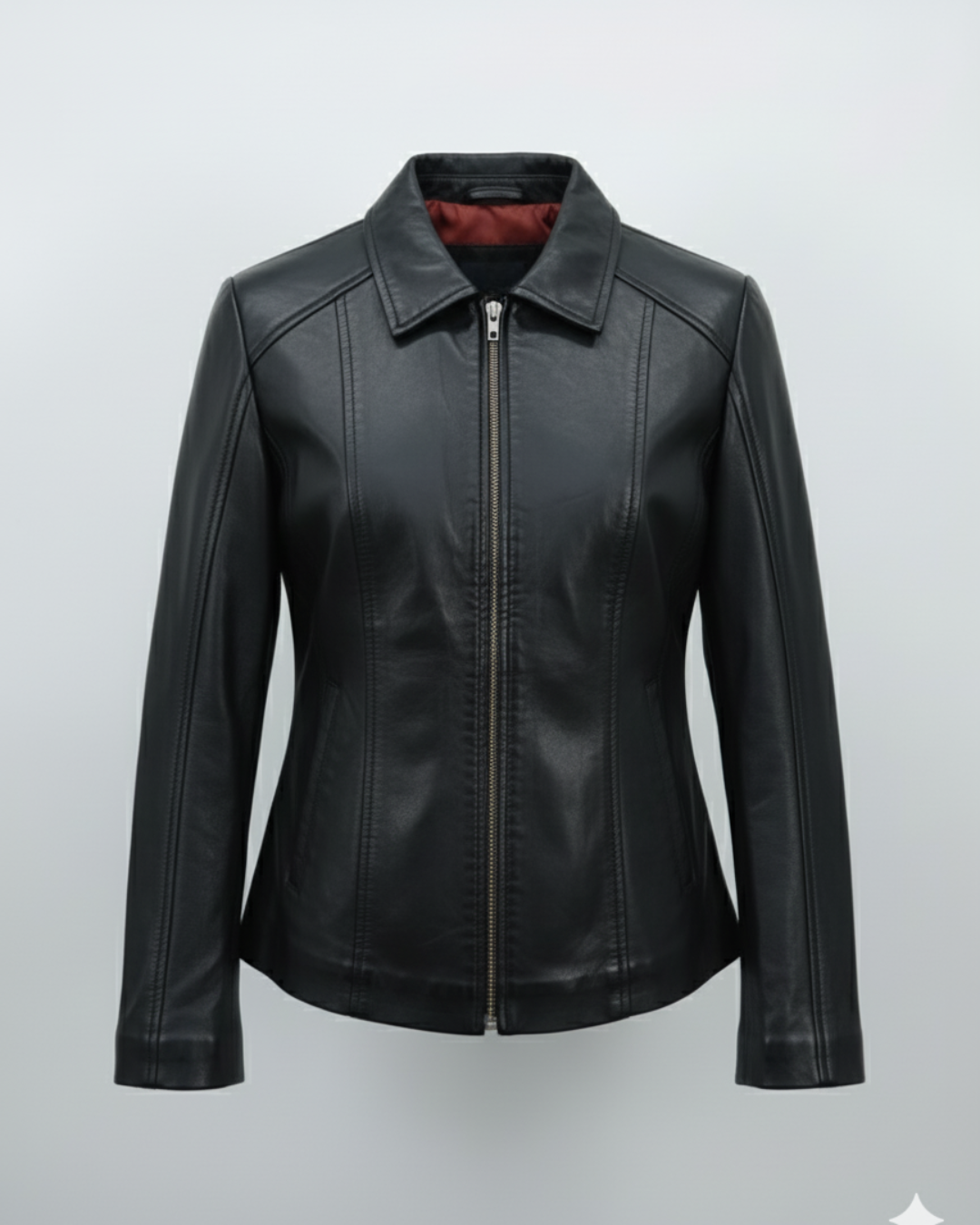 Ava - (Black) Sheep Leather Jacket