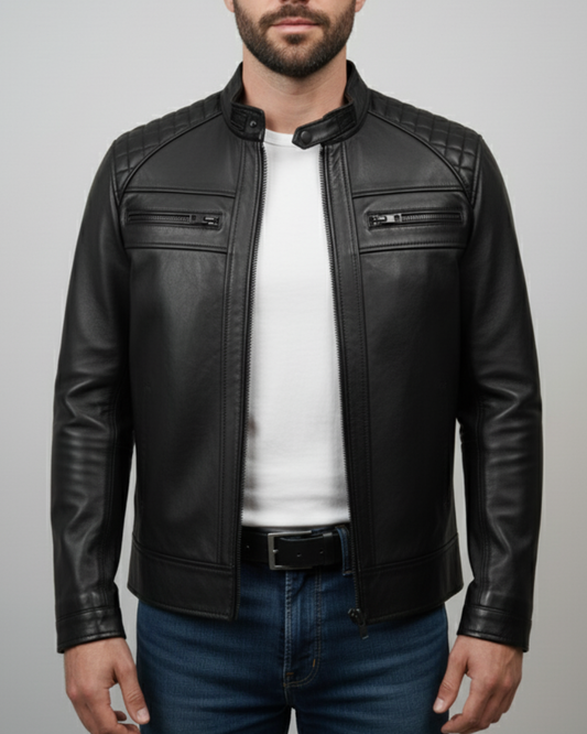 Matrix - (Black) Sheep Leather Jacket