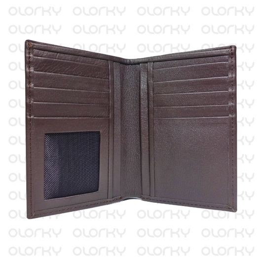 Cashlet Bifold Leather Wallet - Brown