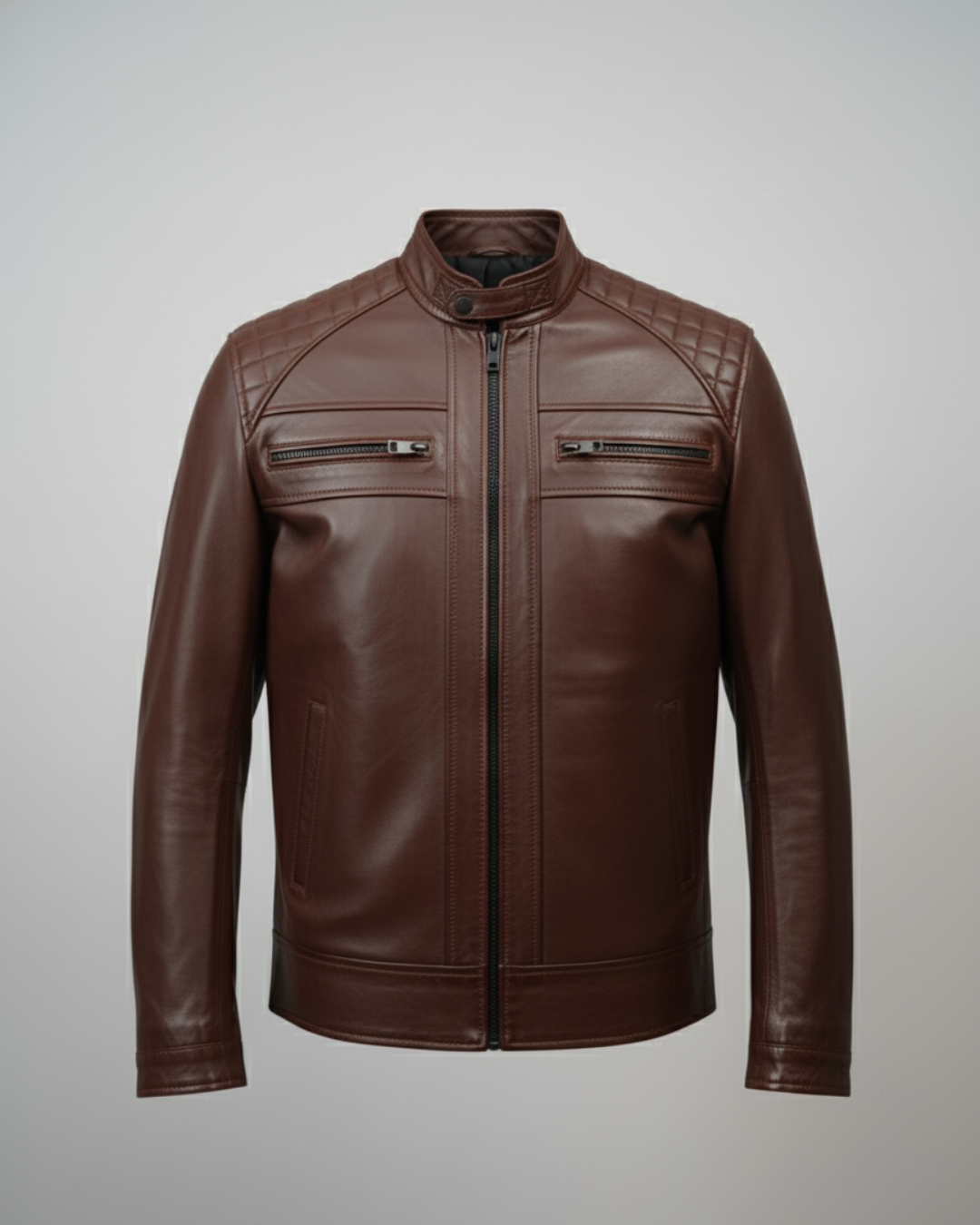 Matrix - (Brown) Sheep Leather Jacket