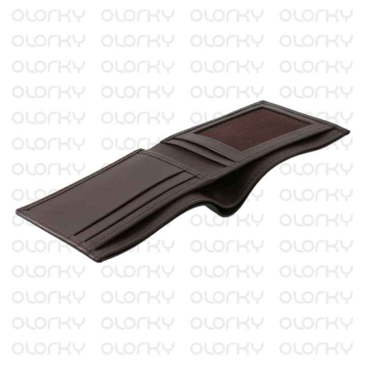 Classic Men Leather Wallet - Brown