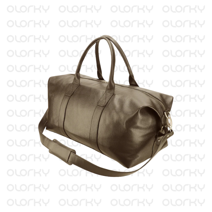Nomad Leather Duffle Bag - Brown