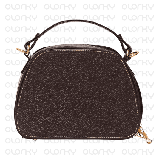 Nyra - Brown Leather Hand Bag