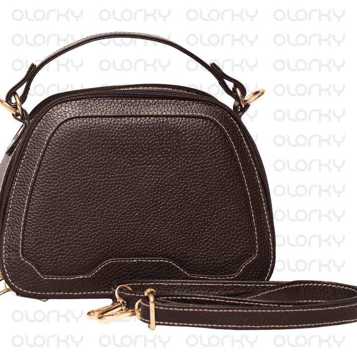 Nyra - Brown Leather Hand Bag
