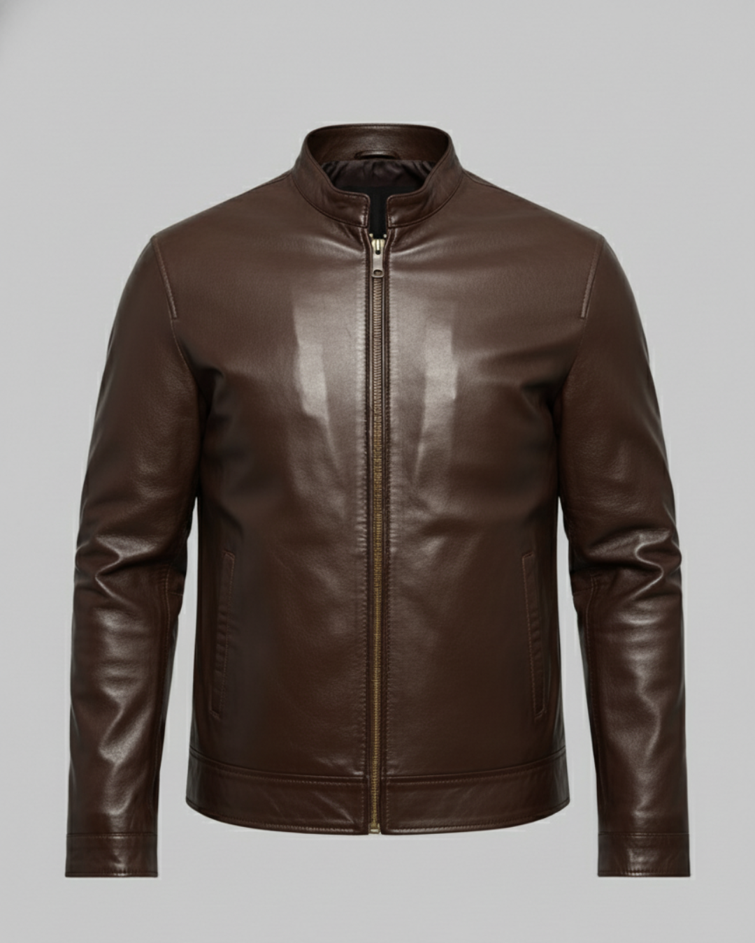 Phantom - (Brown) Sheep Leather Jacket