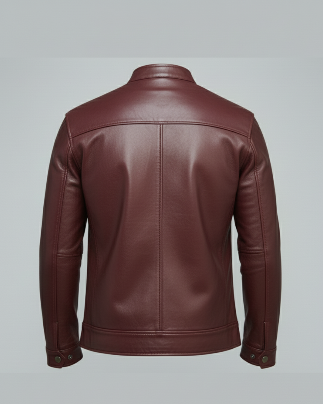 Phantom - (Burgundy) Sheep Leather Jacket