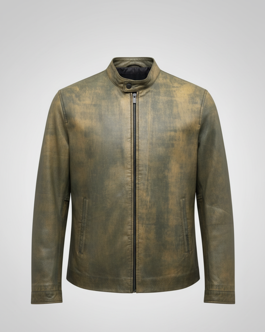 Vintage Moss - Sheep Leather Jacket