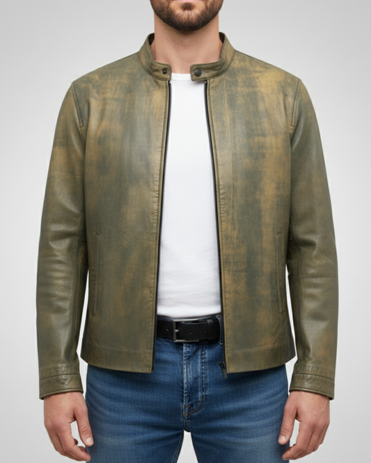 Vintage Moss - Sheep Leather Jacket