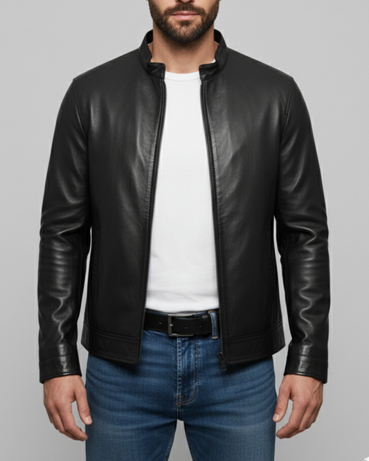 Phantom - (Black) Sheep Leather Jacket