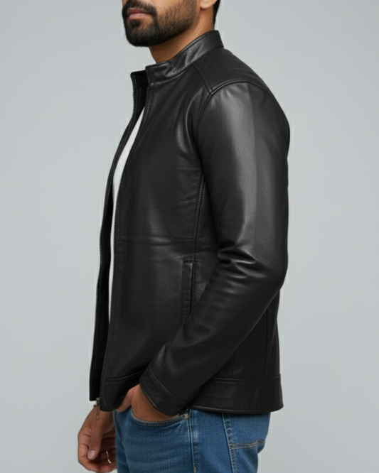 Phantom - (Black) Sheep Leather Jacket