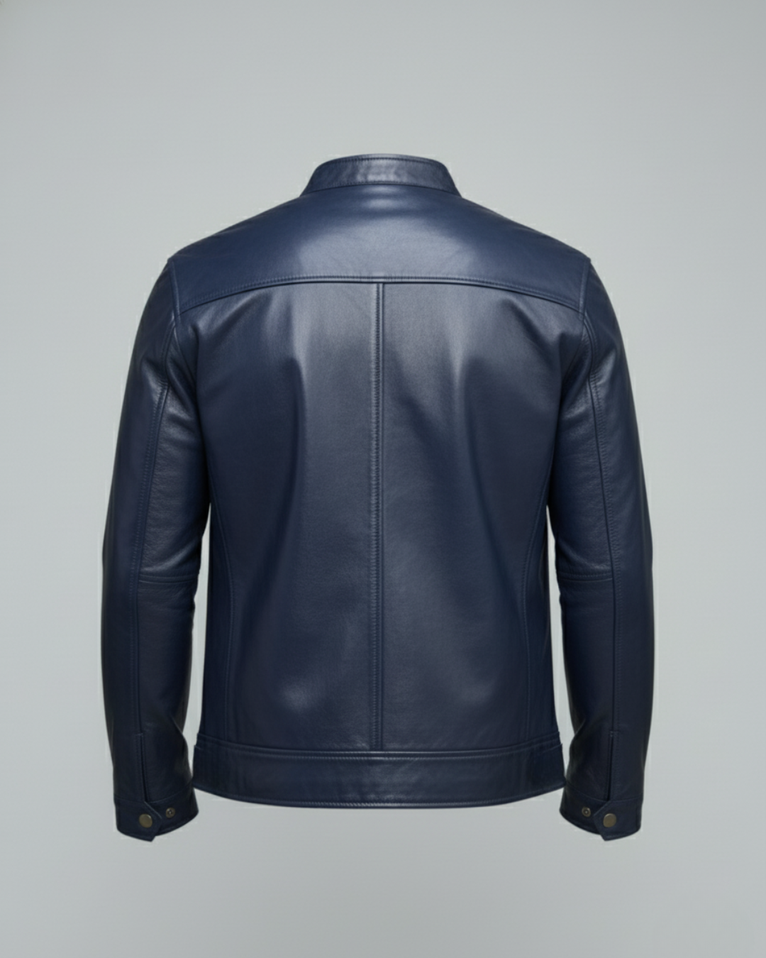 Phantom - (Navy Blue) Sheep Leather Jacket