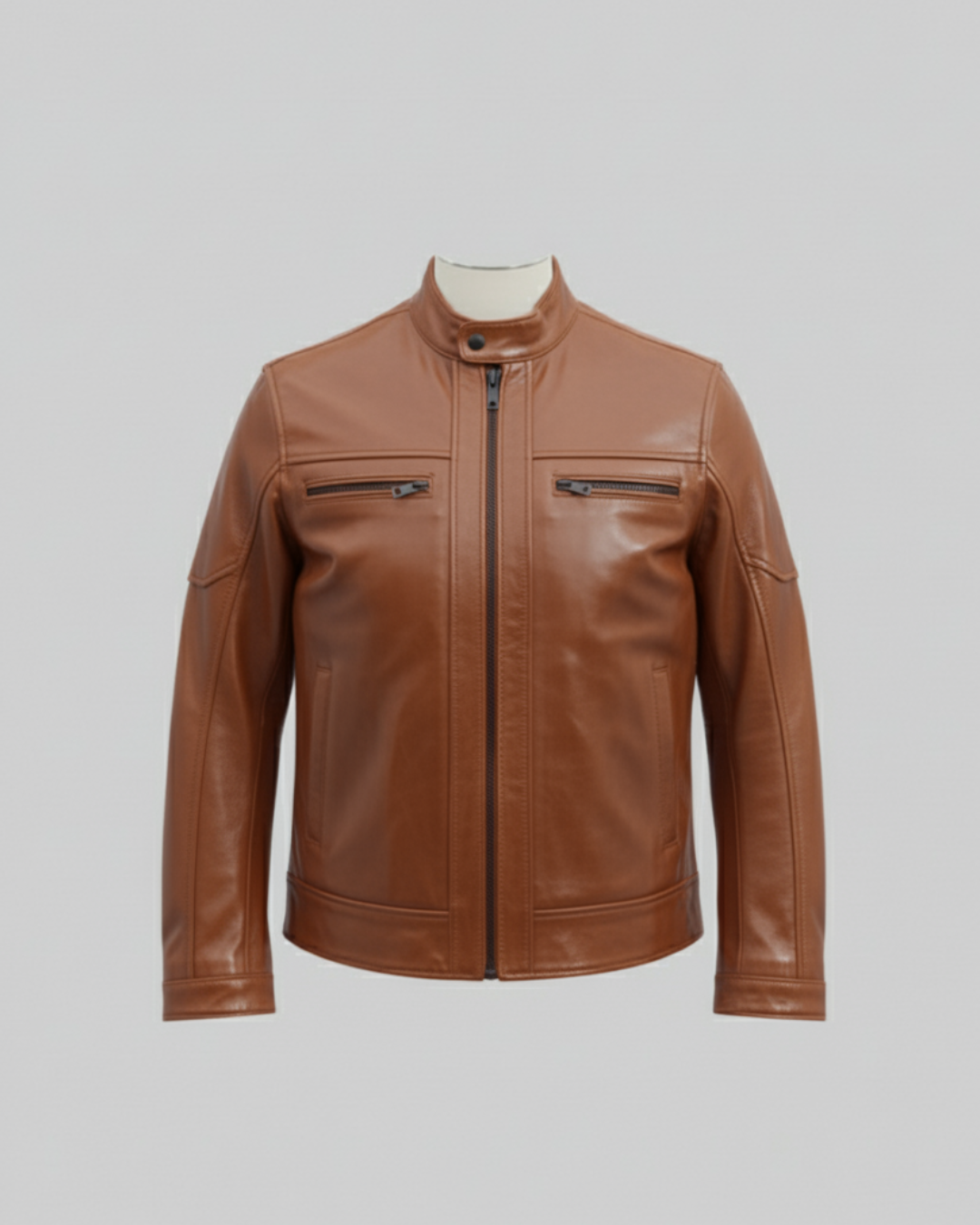 Rocco - (Tan) Sheep Leather Jacket