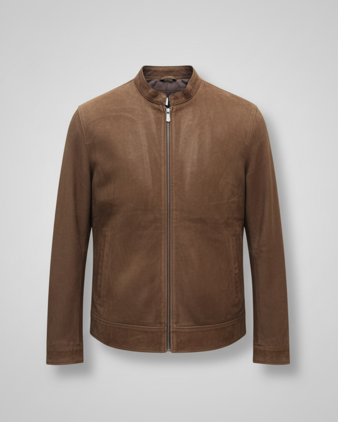 Suede - (Tan) Sheep Leather Jacket