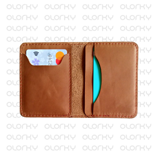 Fury - Leather cardholder - Tan