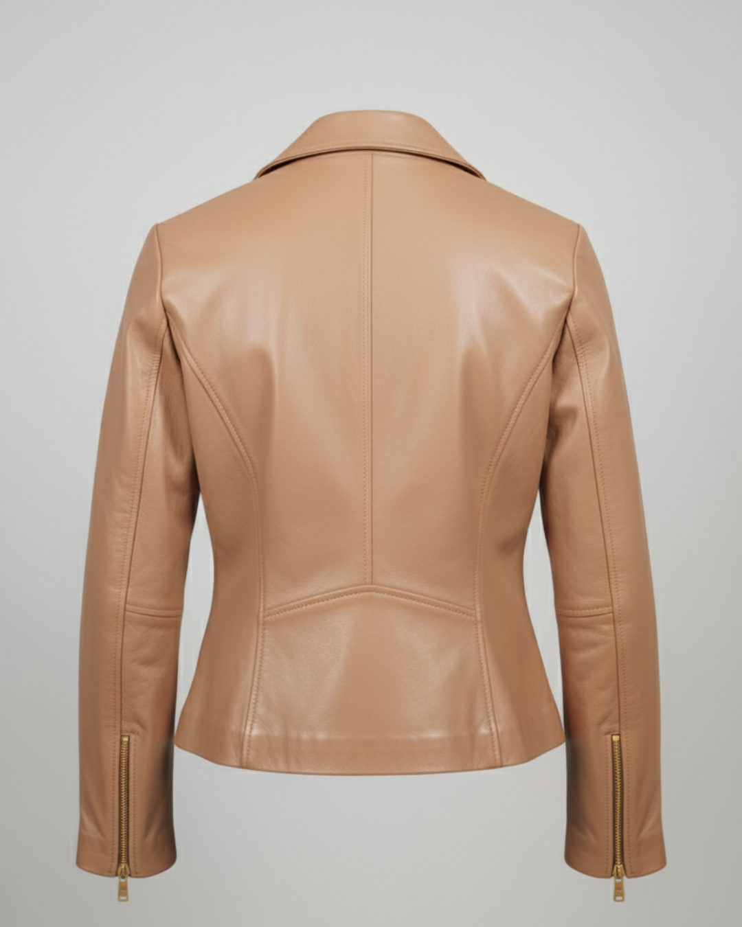 Ava - (Tan) Sheep Leather Jacket