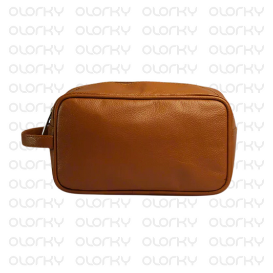 Leather Travel Dopp Kit