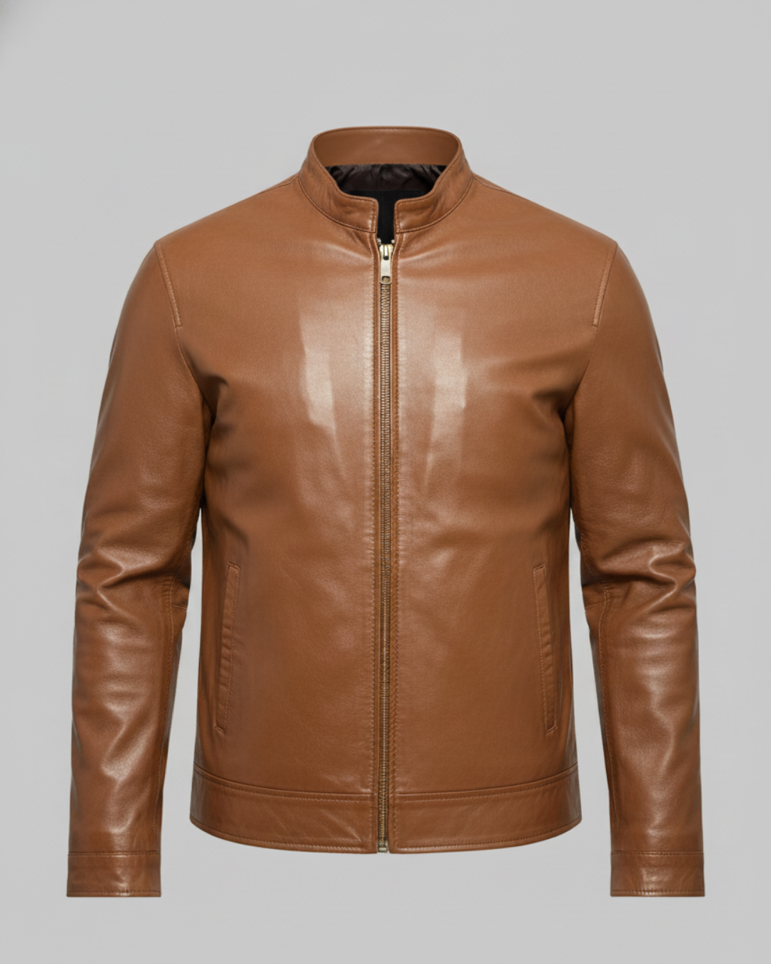 Phantom - (Tan) Sheep Leather Jacket