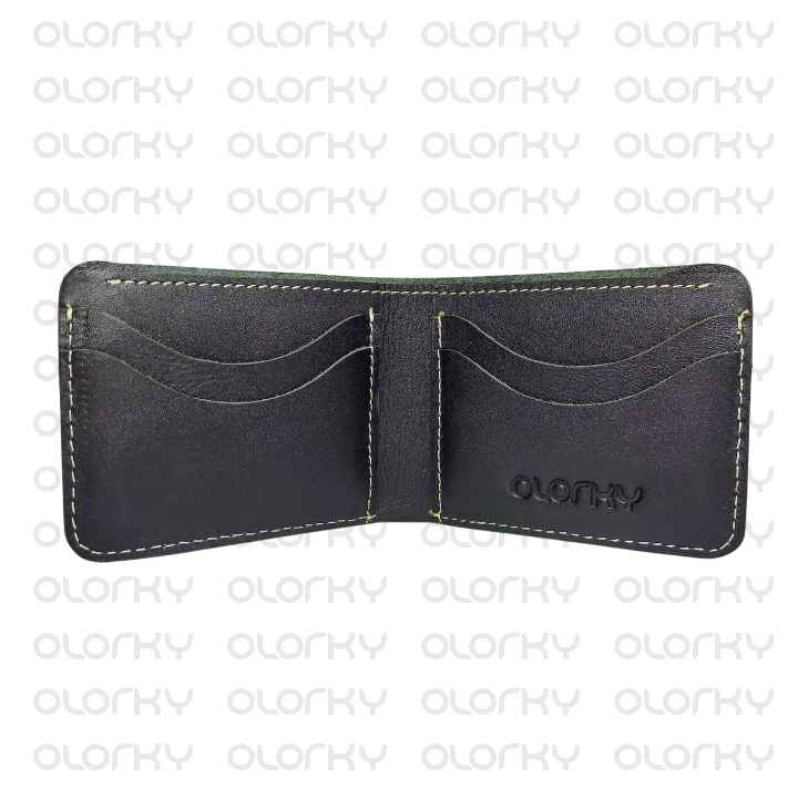 The Black Stone | The Foldinator | Leather Bifold Wallet