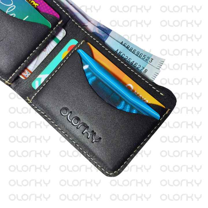 The Black Stone | The Foldinator | Leather Bifold Wallet