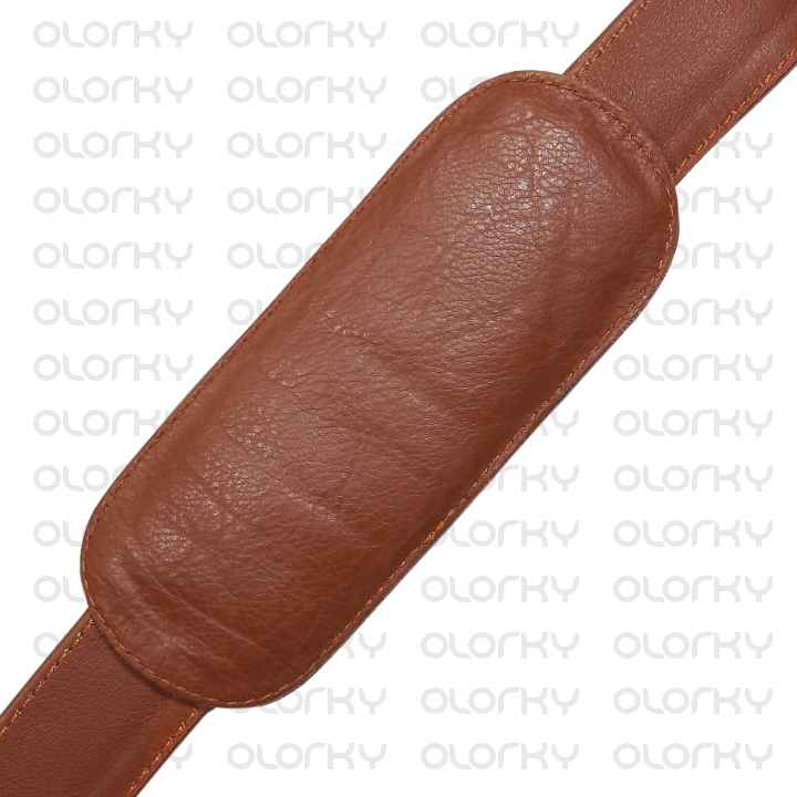 TAN Leather Crossbody Bag