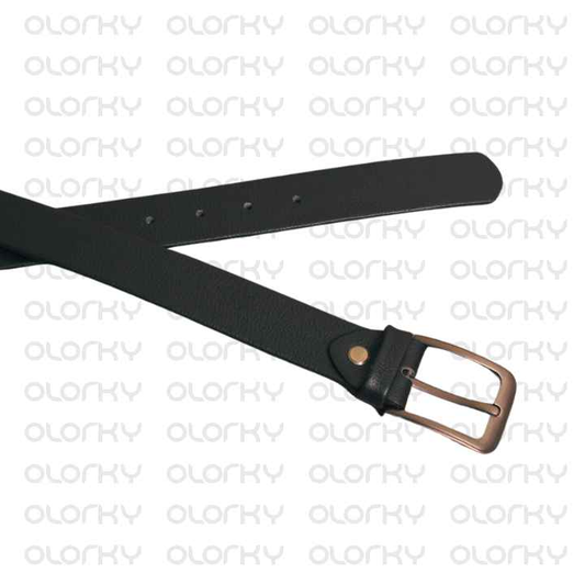 Grace Leather Belt - Black