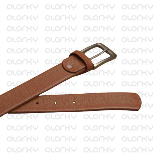 Grace Leather Belt - Tan