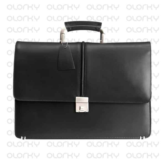 Workmate - Leather Laptop Bag (Black)