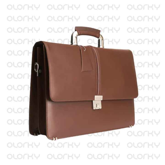 Workmate - Leather Laptop Bag (Brown)