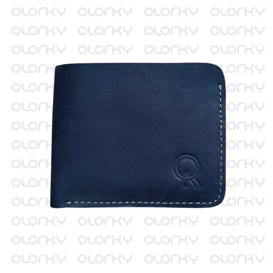 The Imperial Blue | The Foldinator | Leather Bifold Wallet