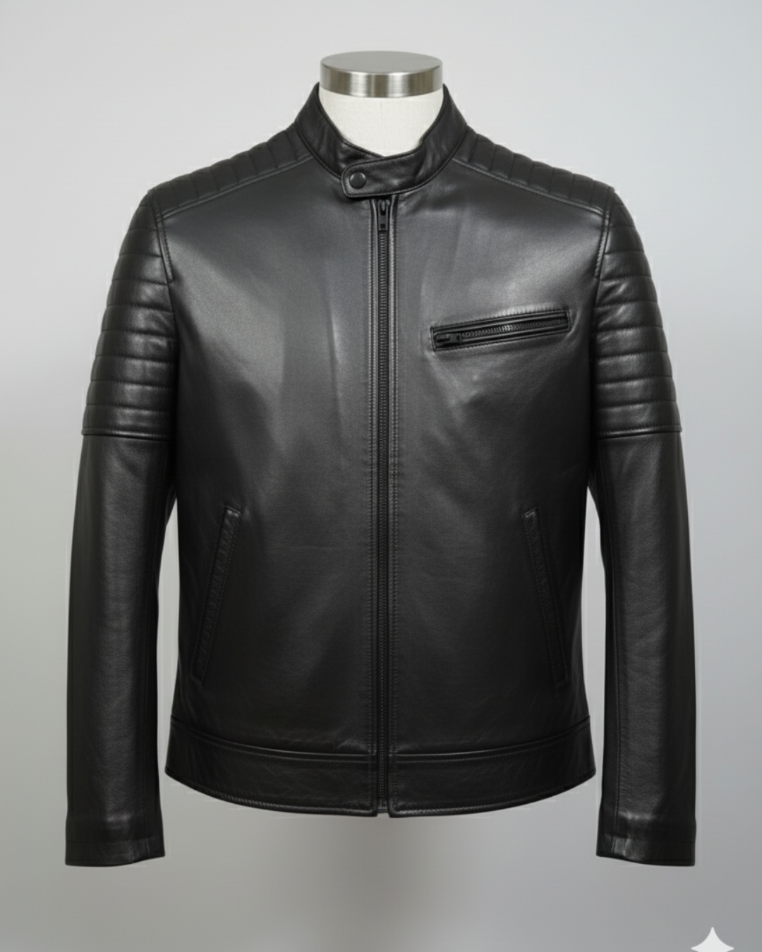 Puff - (Black) Sheep Leather Jacket