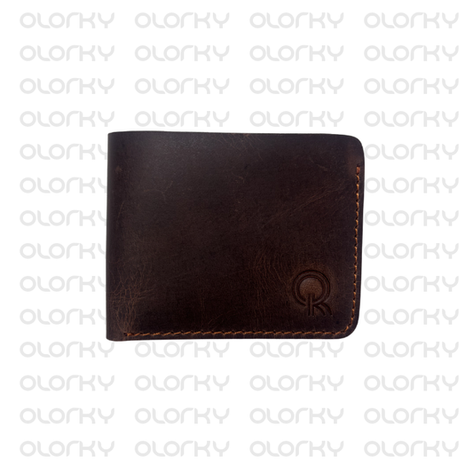 The Foldinator - Bifold Leather Wallet - Ash Brown