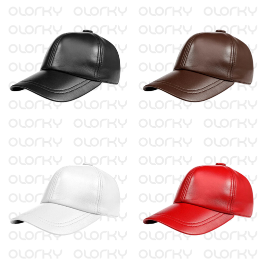 Leather Caps Bundle - Pack of 4