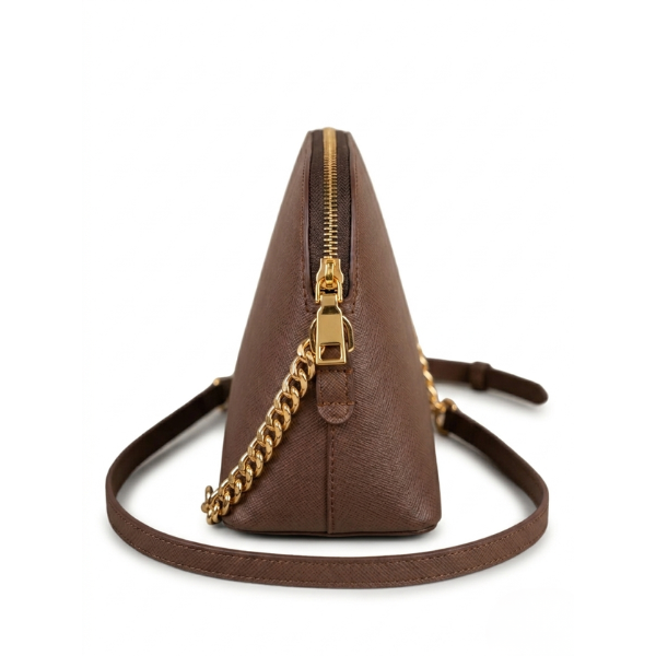 Zara - Brown Leather Shoulder Bag