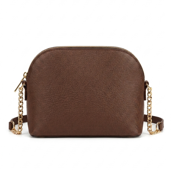 Zara - Brown Leather Shoulder Bag