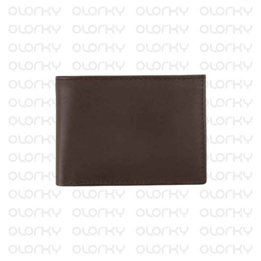 Classic Men Leather Wallet - Brown