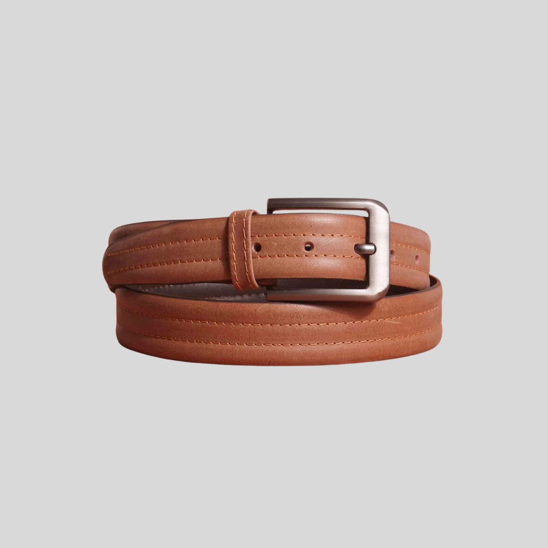 Formal Leather Belt - Tan