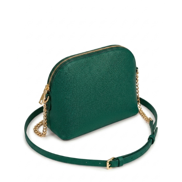 Zara - Green Leather Shoulder Bag