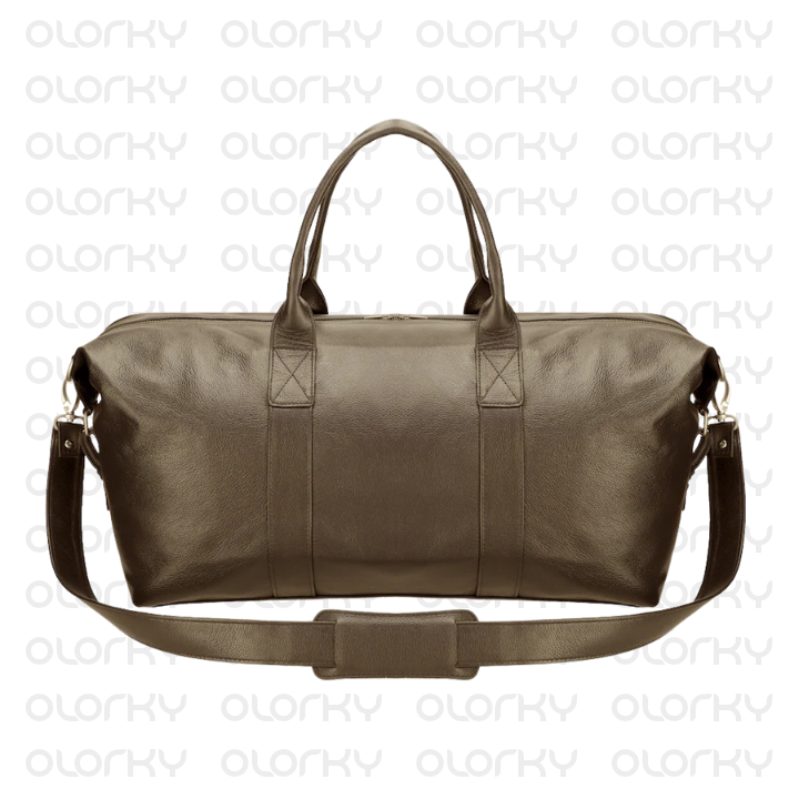 Nomad Leather Duffle Bag - Brown
