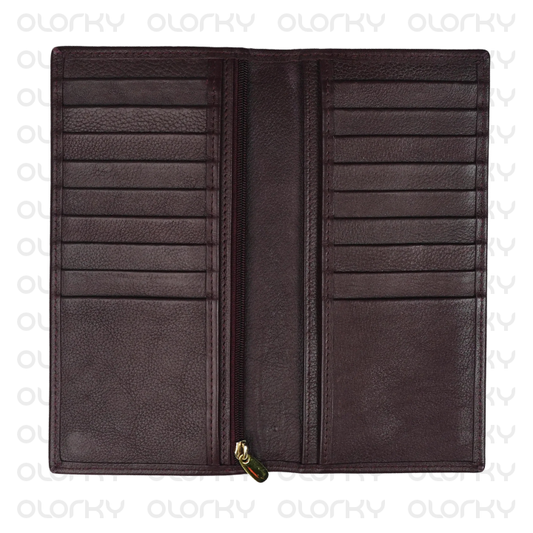 Prime - Leather Long Wallet (Brown)