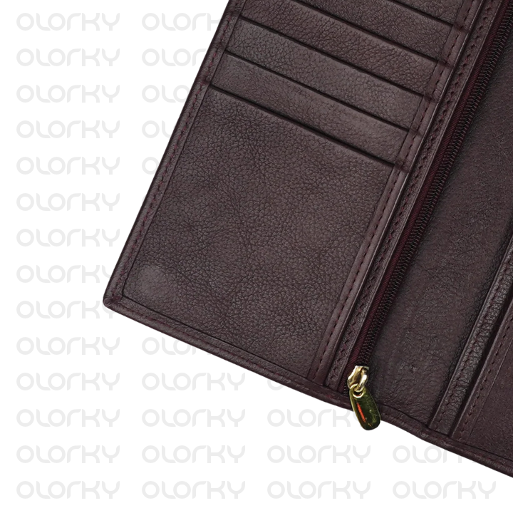 Prime - Leather Long Wallet (Brown)
