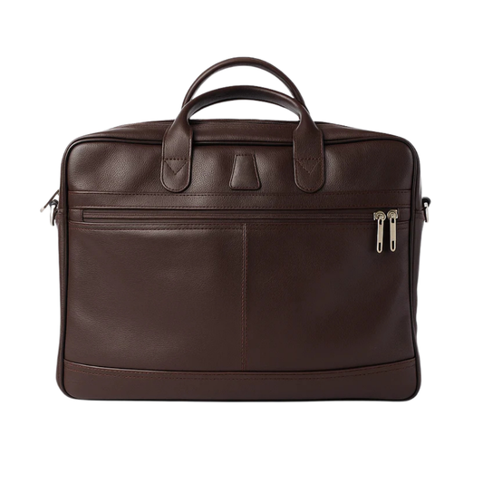 The Manager - Leather Laptop Bag (Brown)