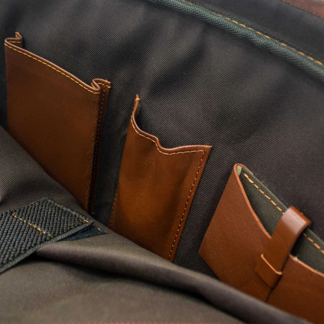 Monarch Leather Laptop Bag - Tan
