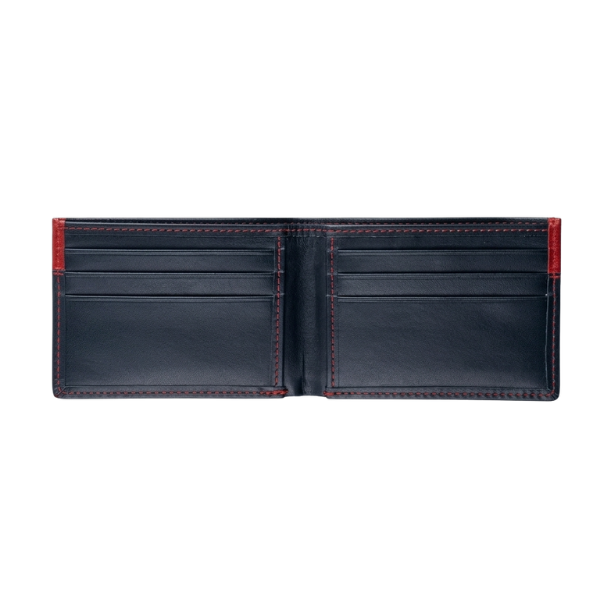 Legacy - Leather Wallet for Men - Black/Red