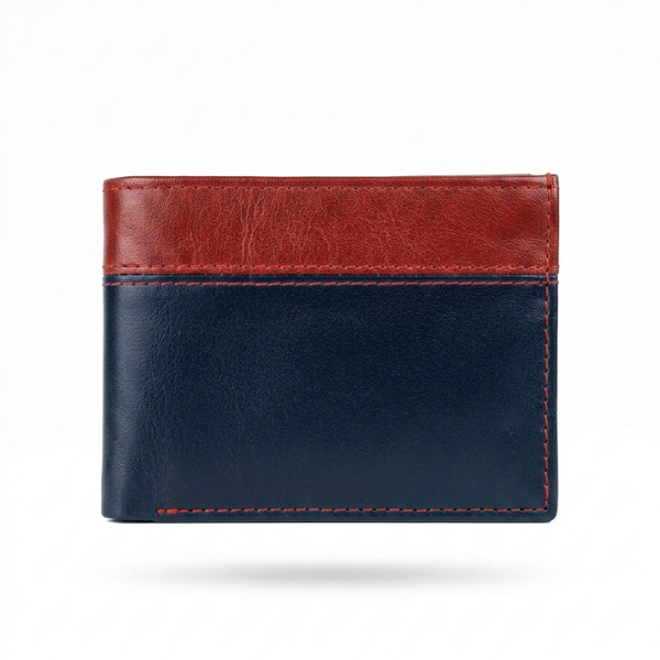 Legacy - Leather Wallet for Men - Black/Red