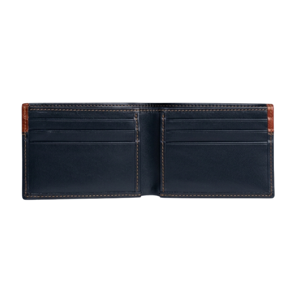 Legacy - Leather Wallet for Men - Black/Tan