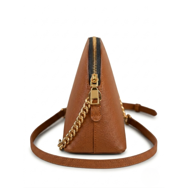 Zara - Tan Leather Shoulder Bag